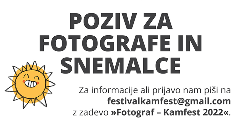 Kamfest išče fotografe!