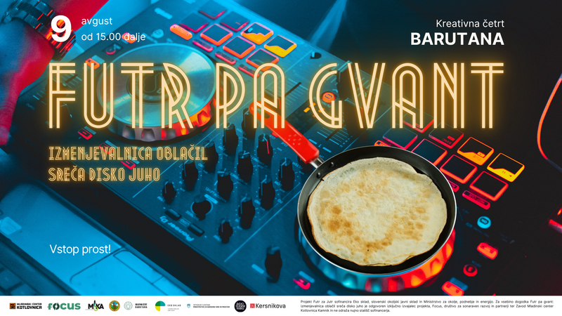 Futr pa gvant: izmenjevalnica oblačil sreča disko juho