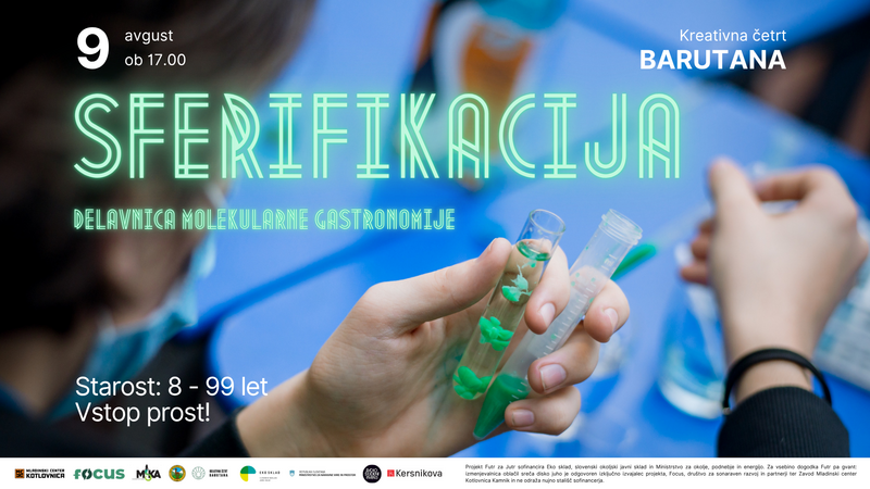 Sferifikacija – delavnica molekularne gastronomije